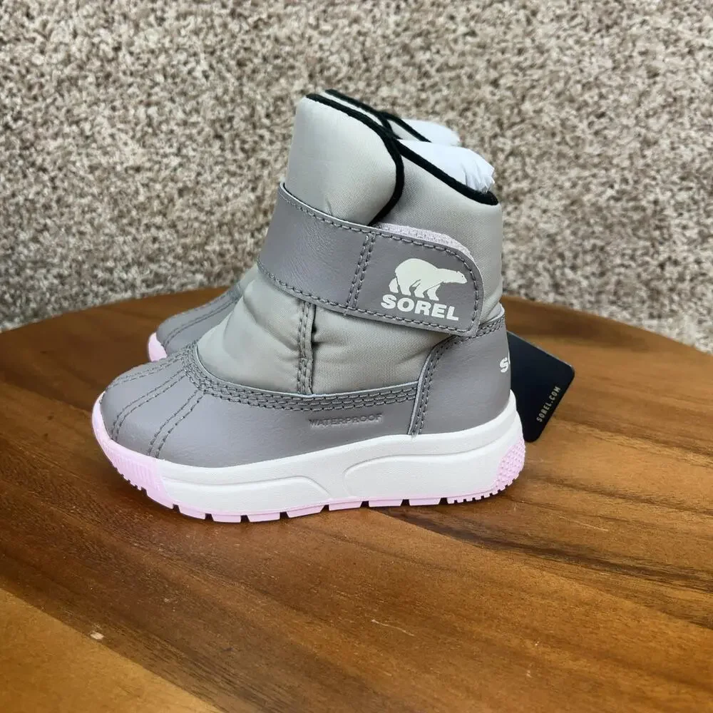 Sorel Toddler Whitney III Strap Mid Boot Children Size 6 Waterproof (Little Kid)